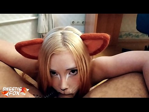 ❤️ Kitsune svelge pikk og cum i munnen ❤ Sexvideo hos oss ❌